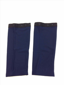 2020/21 No Logo Roubaix Cycling Knee WARMERS in Navy - by GSG