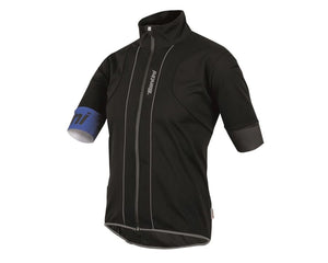 Reef Rain Resistant Short Sleeve Cycling Jersey in Black