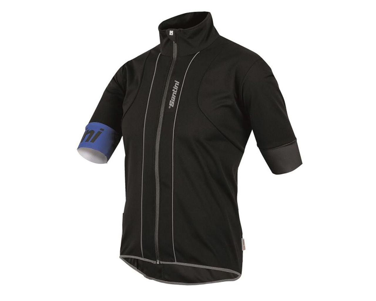 Reef Rain Resistant Short Sleeve Cycling Jersey in Black