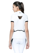 Charm Short Sleeve Womens Cycling Jersey White by Santini