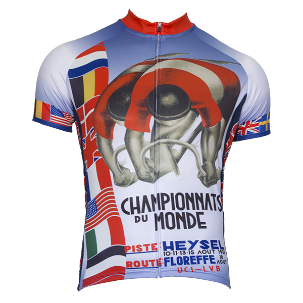 World Championships 1935 Short Sleeve Jersey by Retro Image Apparel