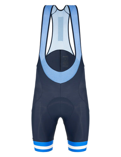Karma Kinetic Mens Cycling Bib Shorts - in Navy Blue by Santini | Cento Cycling