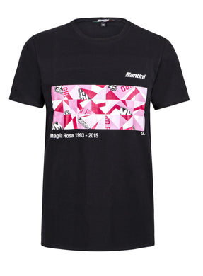 Giro Maglia Rosa Art Series Mens T-Shirt by Santini