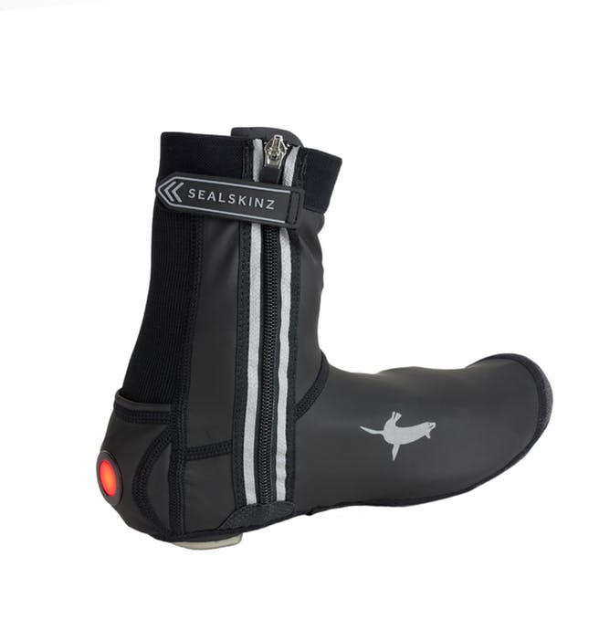 All Weather LED Open Sole Cycle Overshoe by Sealskinz Cento Cycling