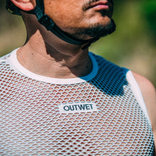 Base TT Carbon Sleeveless Cycling BASE LAYER in White Made in Italy by Outwet | Cento Cycling