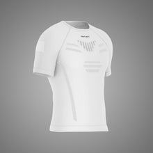 Base SS Short Sleeve Cycling BASE LAYER in White Made in Italy by Outwet | Cento Cycling