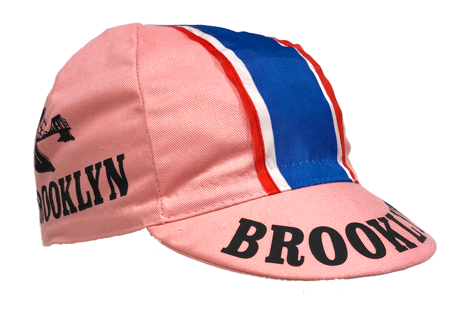 Brooklyn Cycling Cap in Pink - Made in Italy by Apis