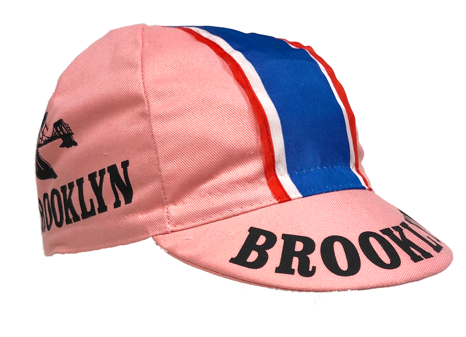 Brooklyn Cycling Cap in Pink - Made in Italy by Apis