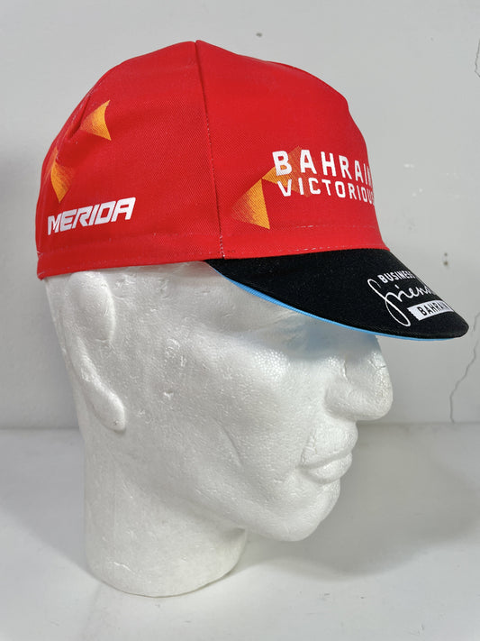 2020 Bahrain Victorious Pro Team Cycling Cap - Made in Italy by Apis