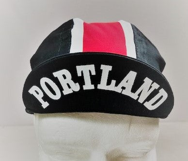 Portland Cycling Cap in Black - exclusively for Cento by Headdy