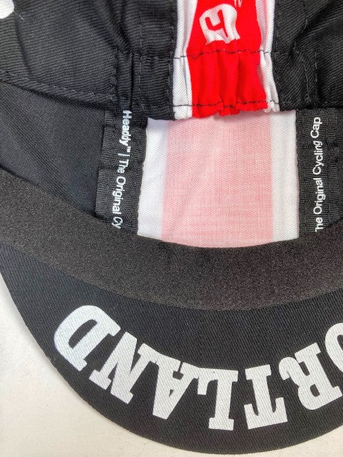 Portland Cycling Cap in Black - exclusively for Cento by Headdy