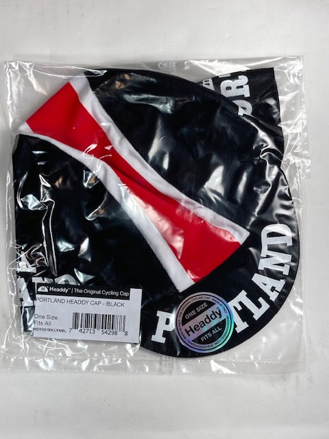 Portland Cycling Cap in Black - exclusively for Cento by Headdy