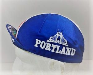 Portland Cycling Cap in Blue - exclusively for Cento by Headdy