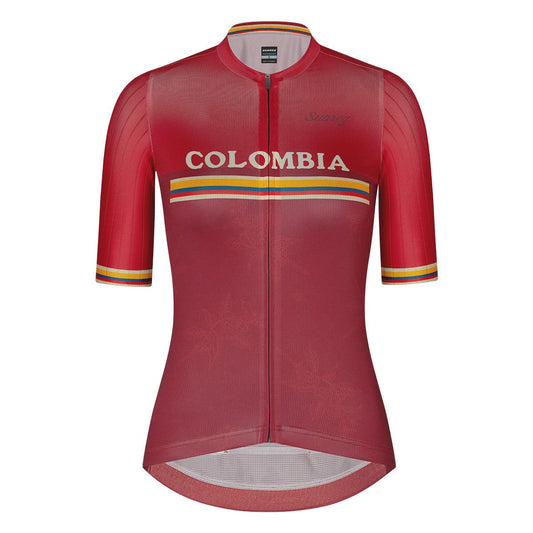 2022 Colombian Collection Womens Performance Short Sleeve Cycling Jersey by Suarez