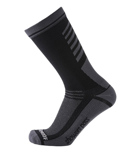 2022 Lightweight Waterproof Crosspoint Classic Socks Black | Cento Cycling