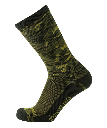 2019/20 Lightweight Waterproof Crosspoint Socks Forest Camo Showers Pass