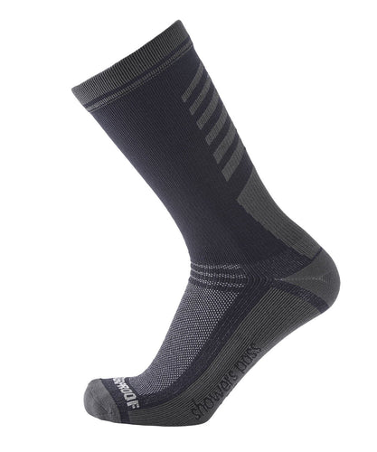2022 Lightweight Waterproof Crosspoint Classic Socks Grey Showers Pass | Cento Cycling