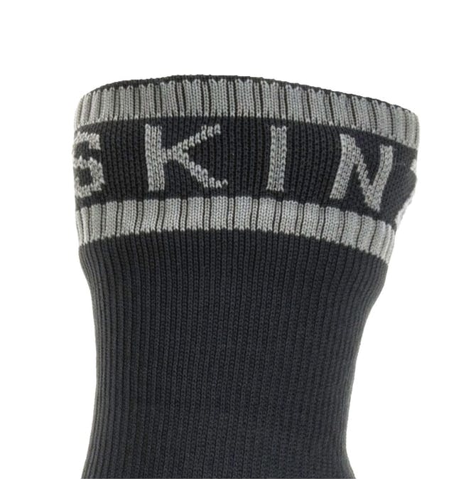 2022 Waterproof All Weather Cycle Oversock - Black by Sealskinz | Cento Cycling