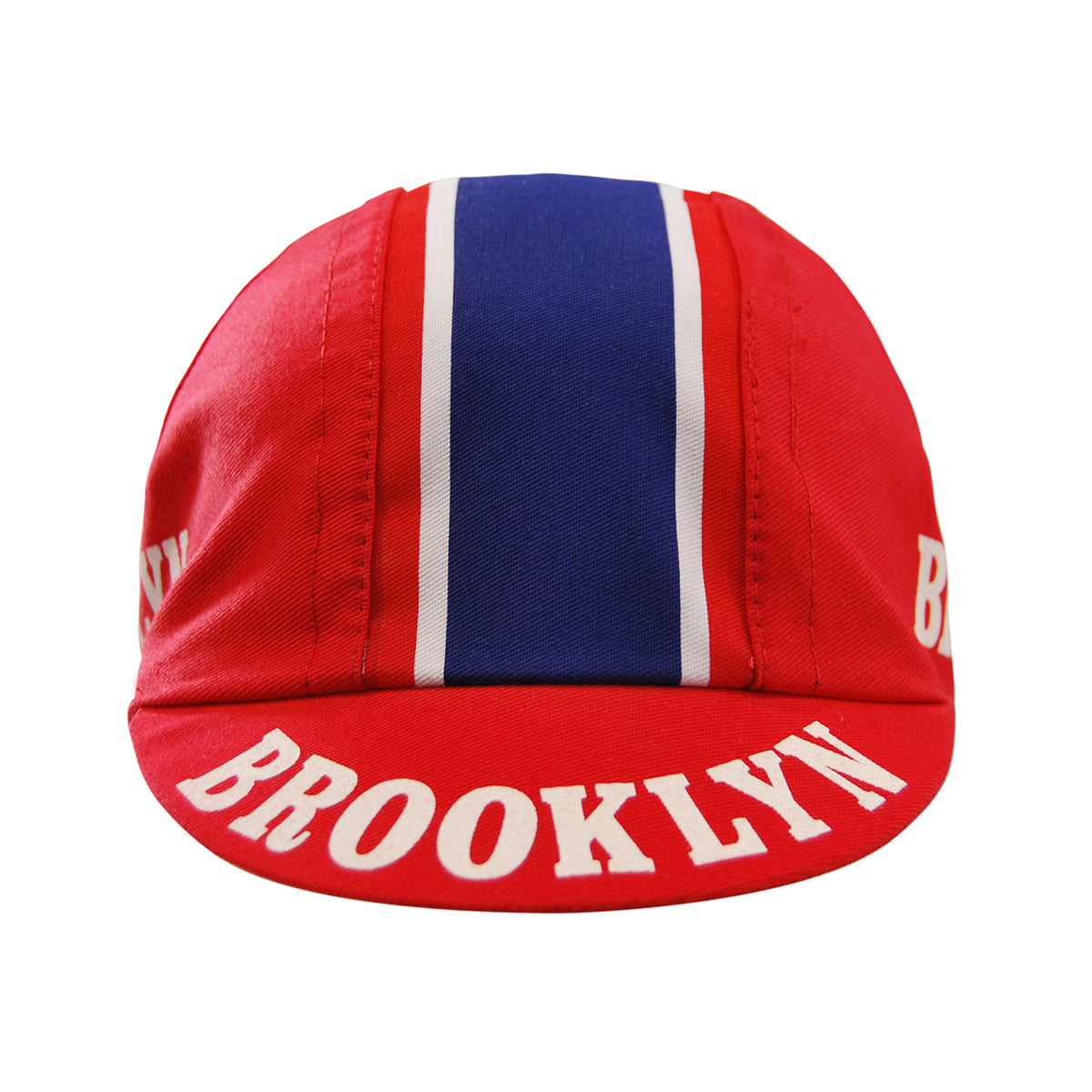 Brooklyn Cycling Cap in Red by Headdy | Cento Cycling
