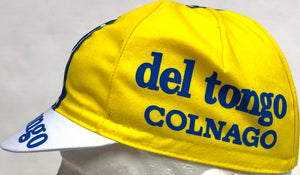 Casquette Vélo Cyclisme Vintage DEL TONGO COLNAGO RePlica Casquette Vélo Cyclisme Vintage DEL TONGO COLNAGO RePlica