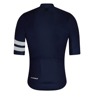 Fonte Stellar Mens Classic Short Sleeve Cycling Jersey in Navy by Suarez