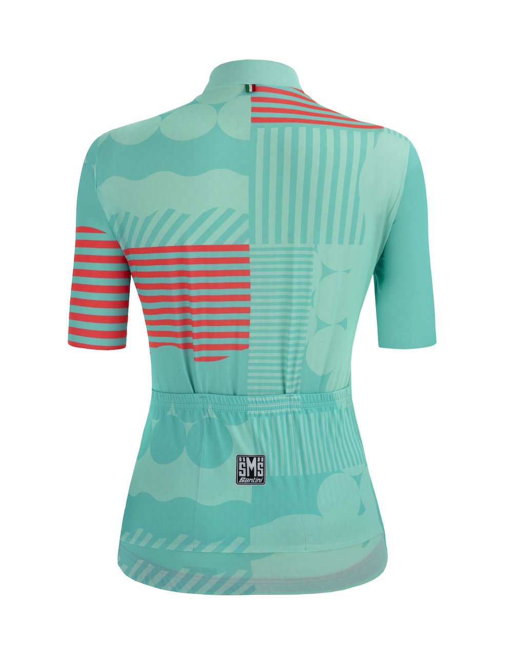 Santini Giada Optic Womens Short Sleeve Jersey in Blue | Cento Cycling