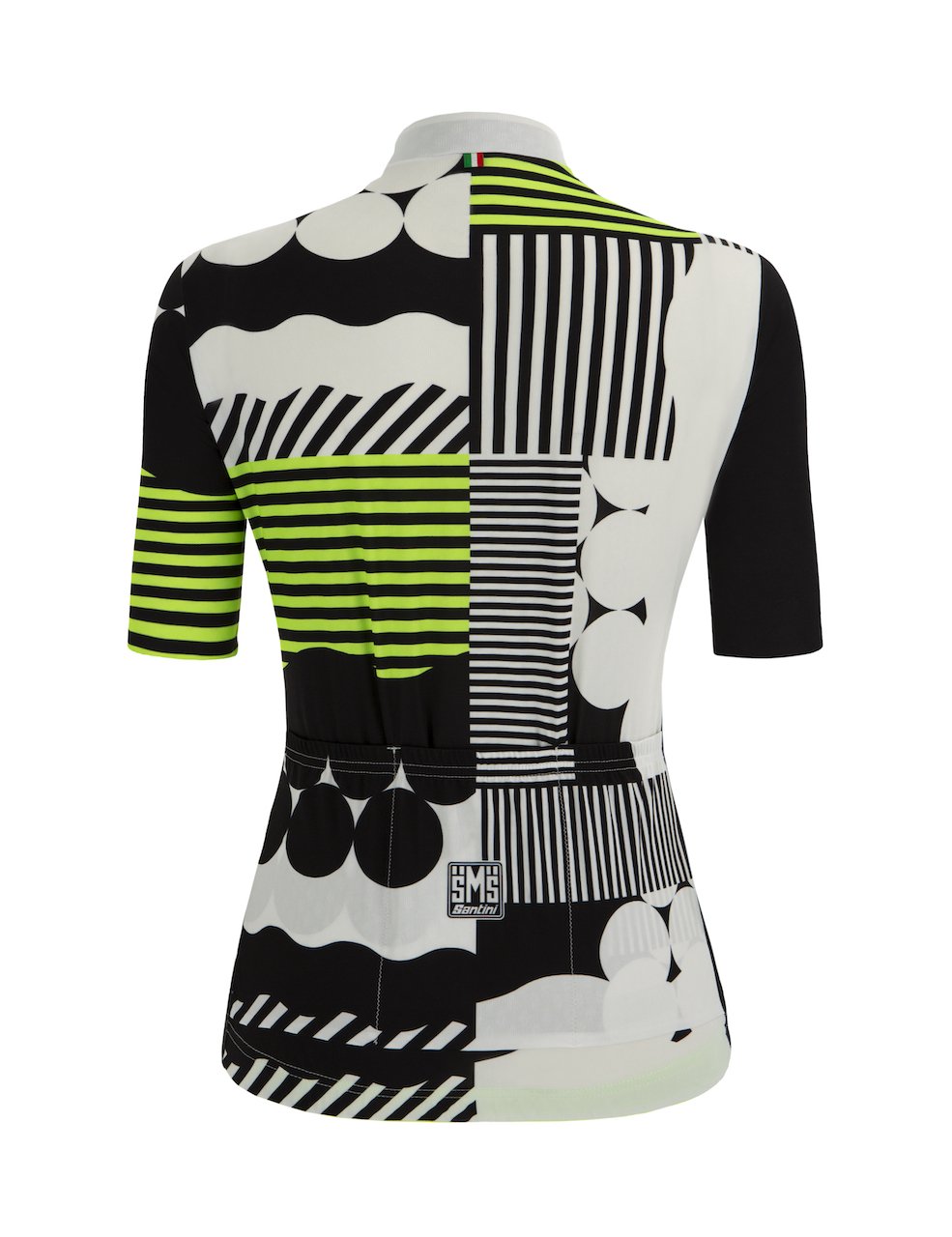 Santini Giada Optic Womens Short Sleeve Jersey in White | Cento Cycling