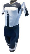 Men's Champion Road Cycling Skinsuit in Blue & White by GSG | Cento Cycling