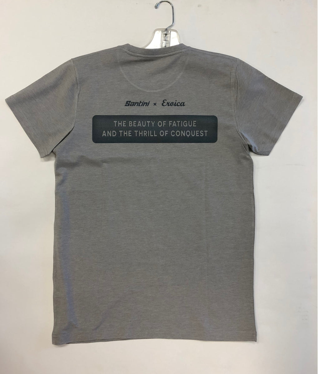 Eroica Epoca T-Shirt Grey by Santini – Cento Cycling