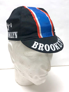 Brooklyn Cycling Cap in Black - Made in Italy by Apis