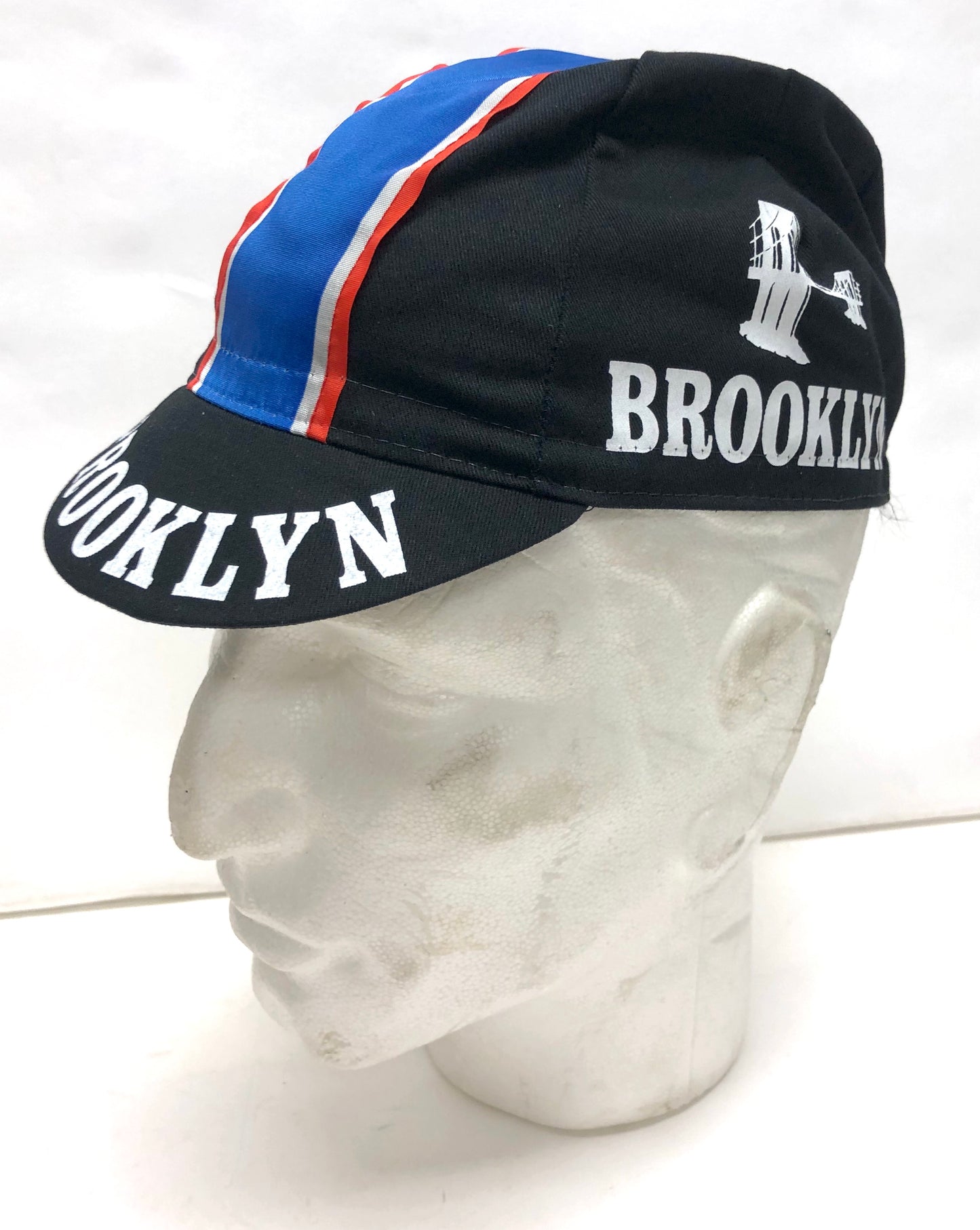 Brooklyn Cycling Cap in Black - Made in Italy by Apis