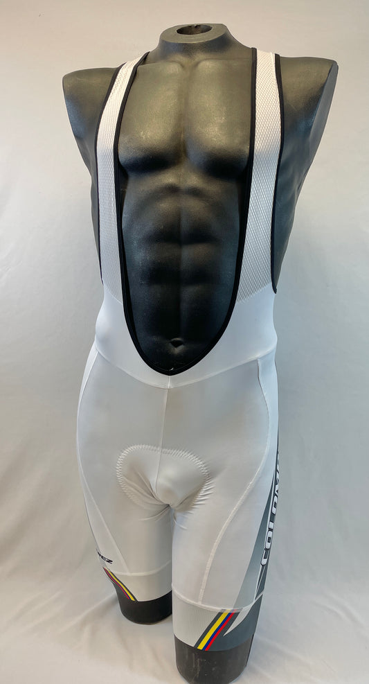 2011 Columbian Collection Men's Bib Short in Grey Made in Columbia | Cento Cycling