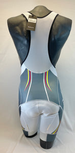 2011 Columbian Collection Men's Bib Short in Grey Made in Columbia | Cento Cycling