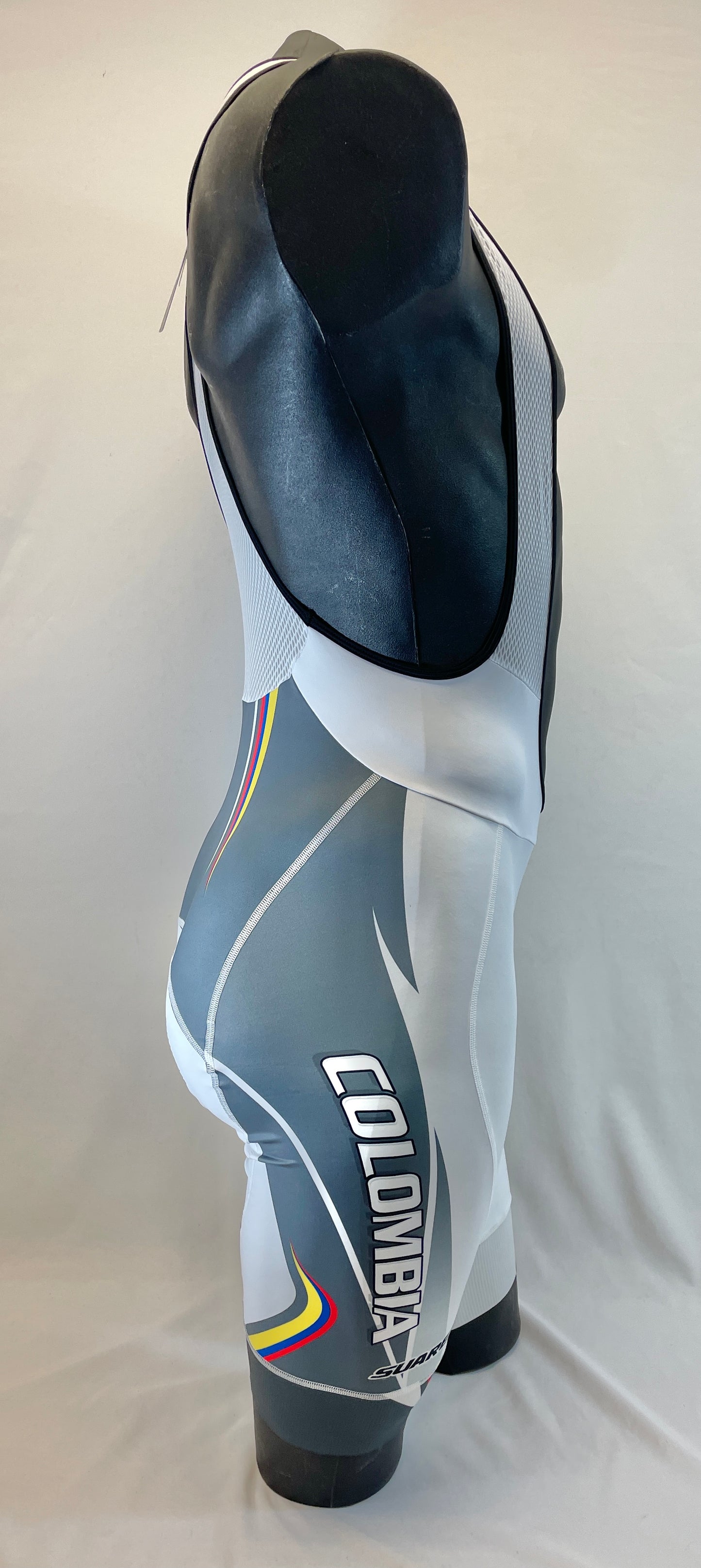 2011 Columbian Collection Men's Bib Short in Grey Made in Columbia | Cento Cycling