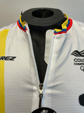 2015 Colombian Federation Cycling Jersey in White- Made in Colombia | Cento Cycling