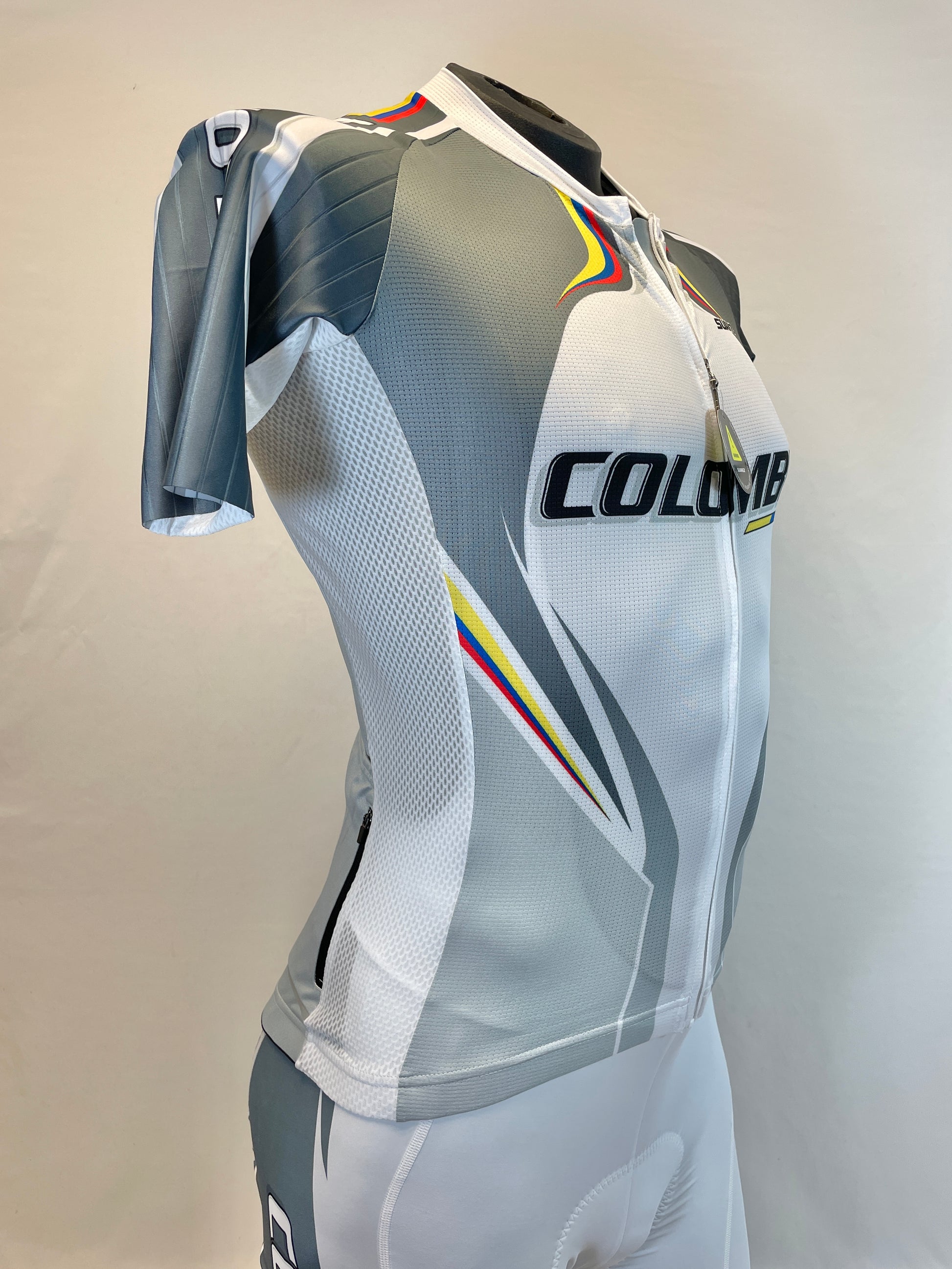 2011 Columbian Collection Jersey in Grey Made in Columbia | Cento Cycling
