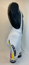2015 Colombian Federation Cycling BibShorts in White- Made in Colombia | Cento Cycling