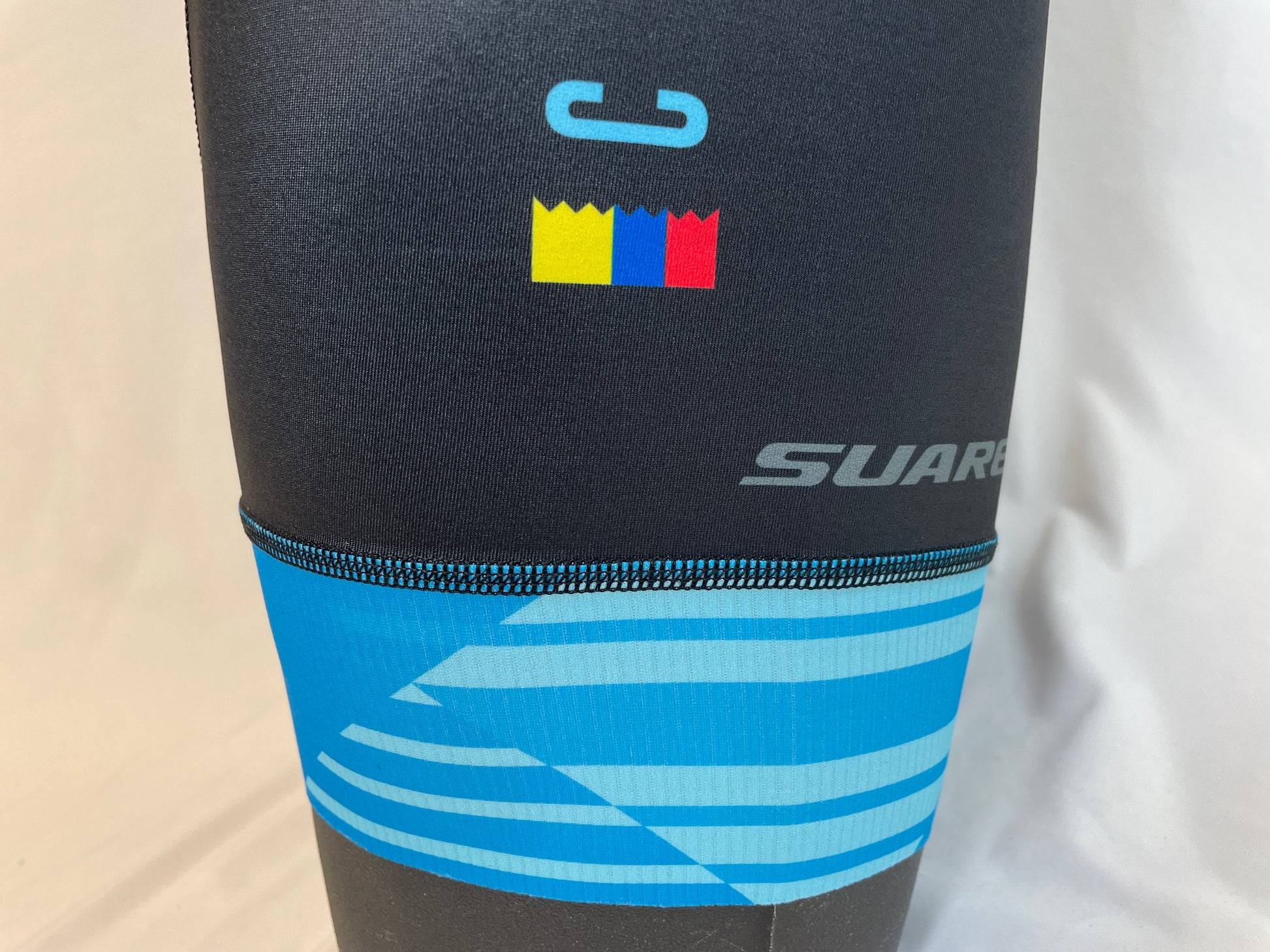 2017 Colombian Collection Bib Short in Blue - Made in Columbia | Cento Cycling
