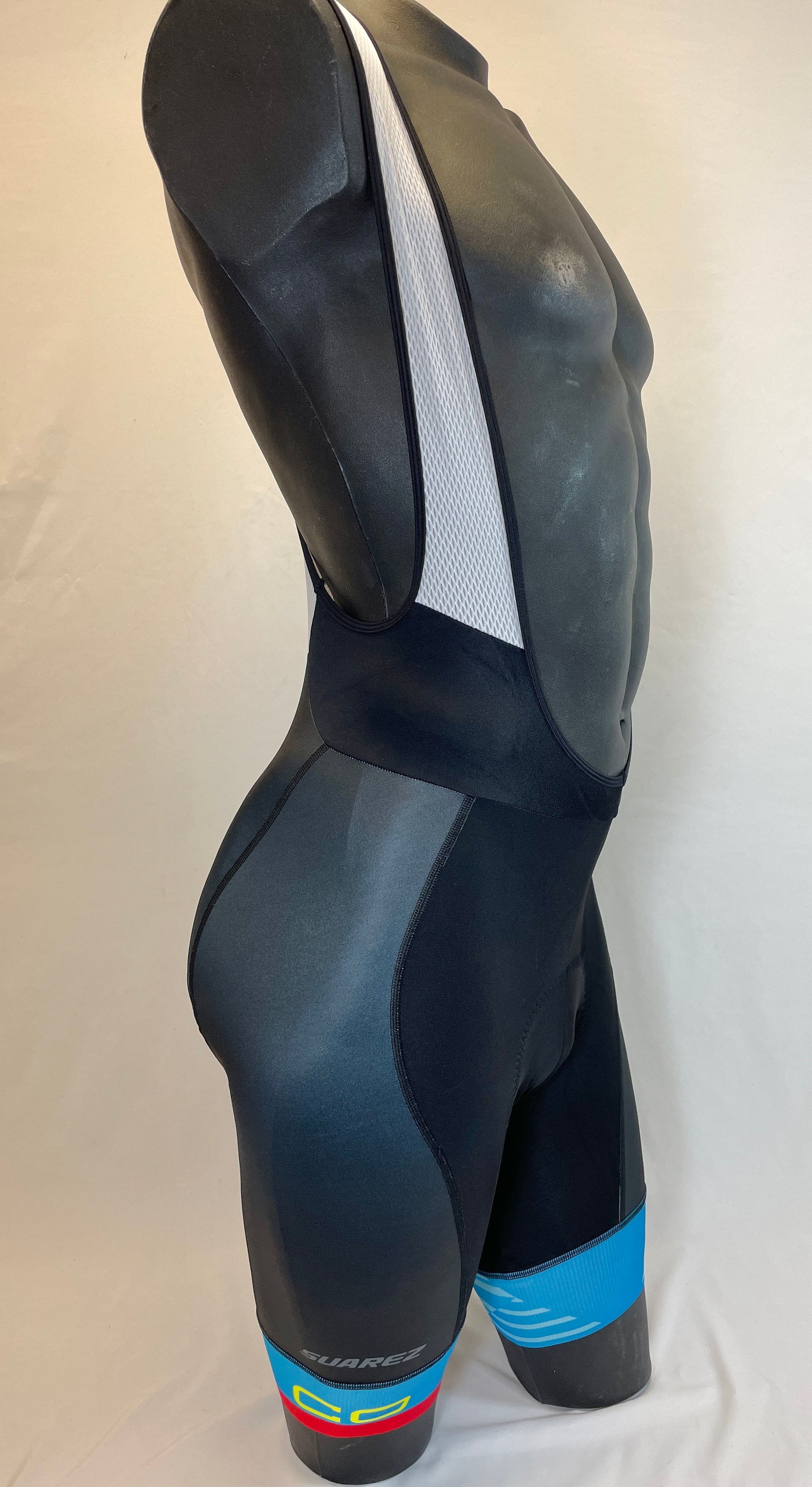 2017 Colombian Collection Bib Short in Blue - Made in Columbia | Cento Cycling
