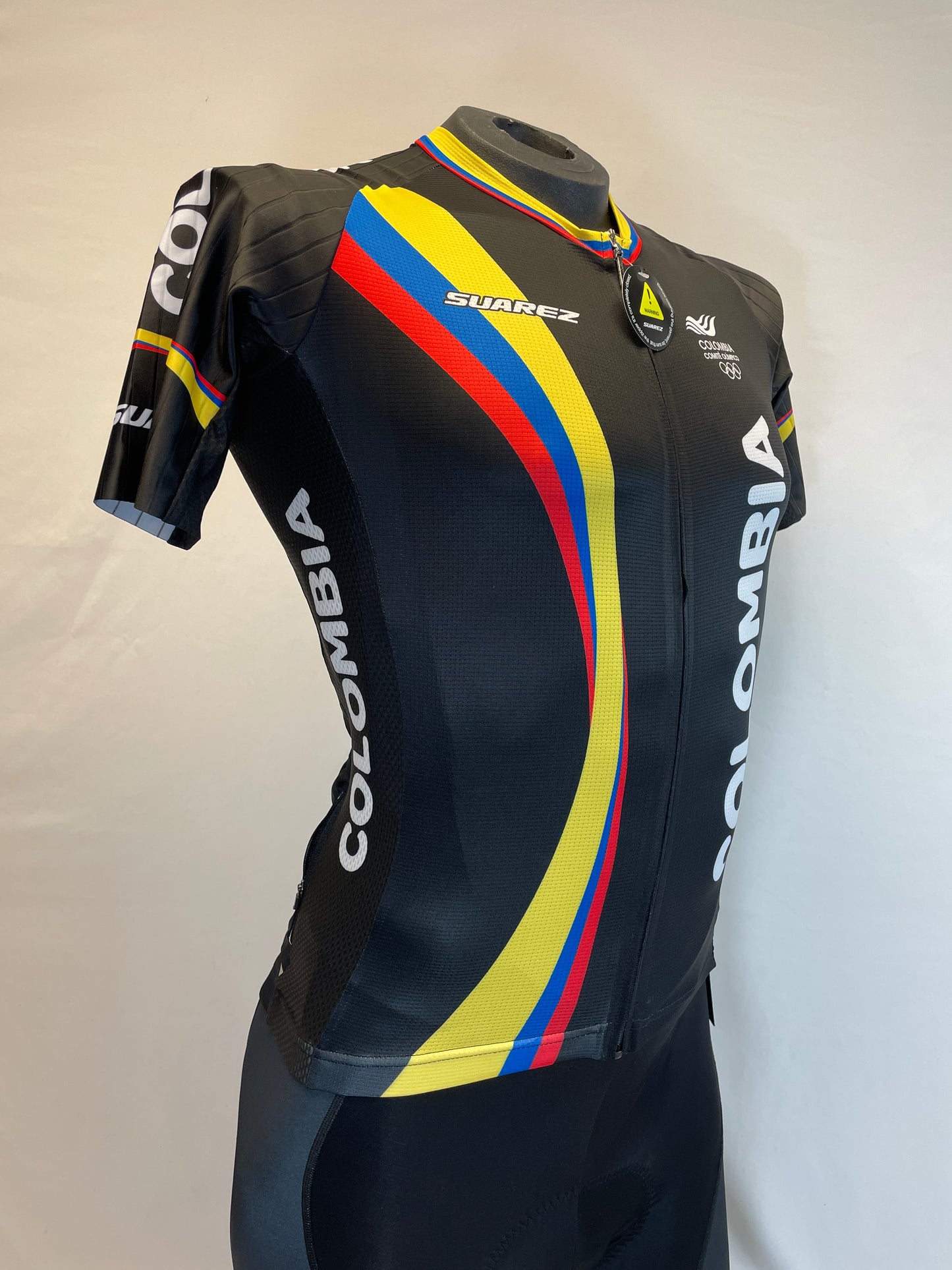 2017 Colombian Federation Jersey in Black-Made in Colombia  | Cento Cycling