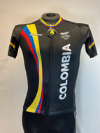 2017 Colombian Federation Jersey in Black-Made in Colombia  | Cento Cycling