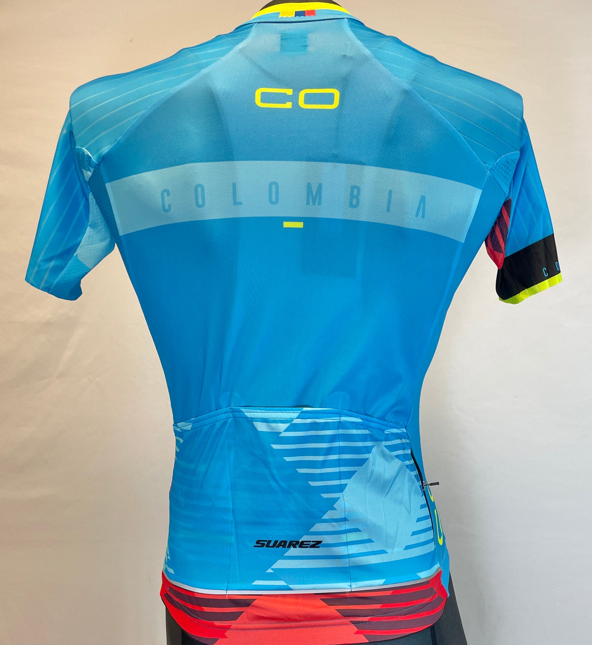 2017 Colombian Collection Jersey in Blue - Made in Columbia | Cento Cycling