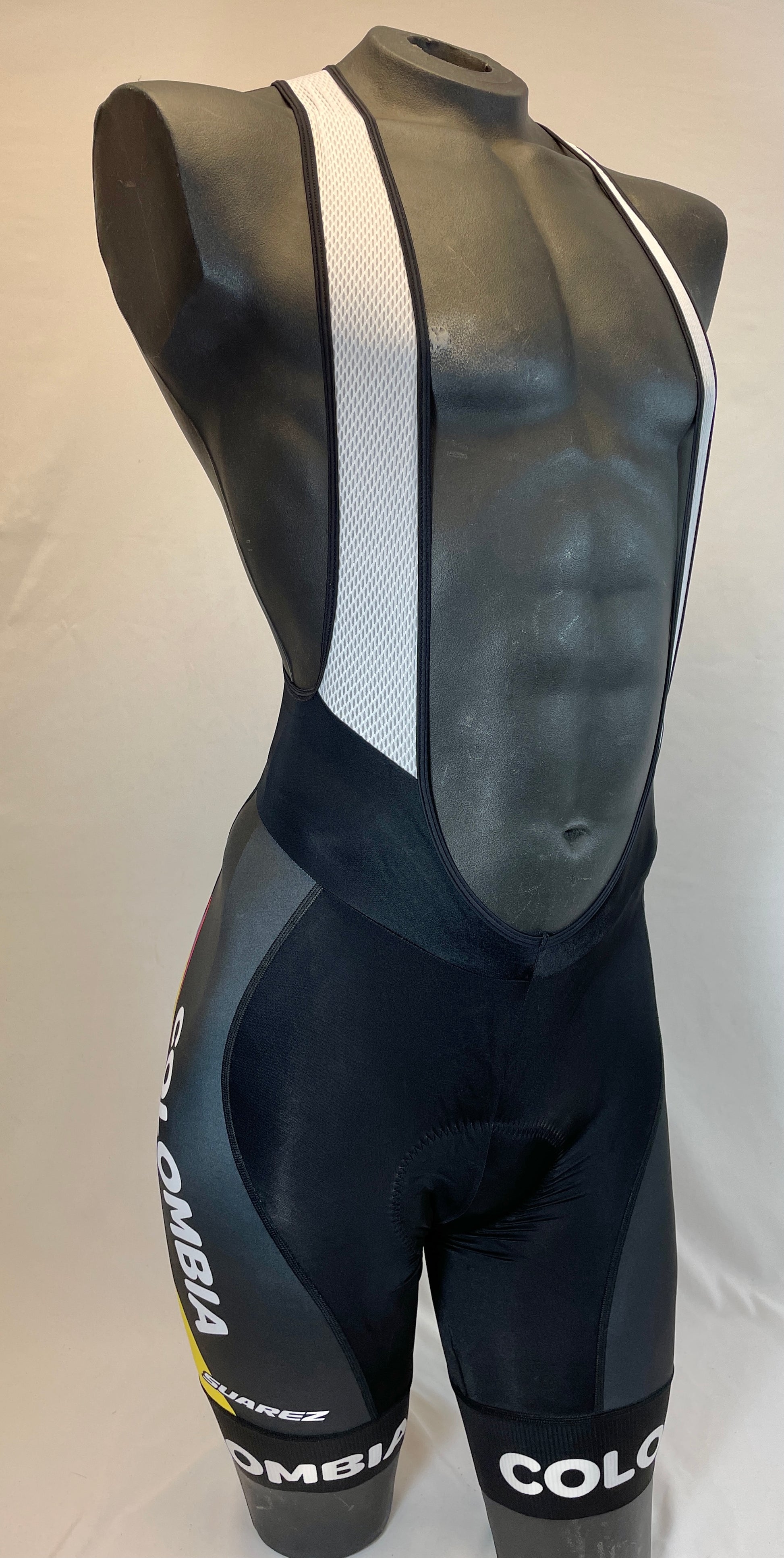 2017 Colombian Federation Men's Bib Short in Black-Made in Colombia | Cento Cycling