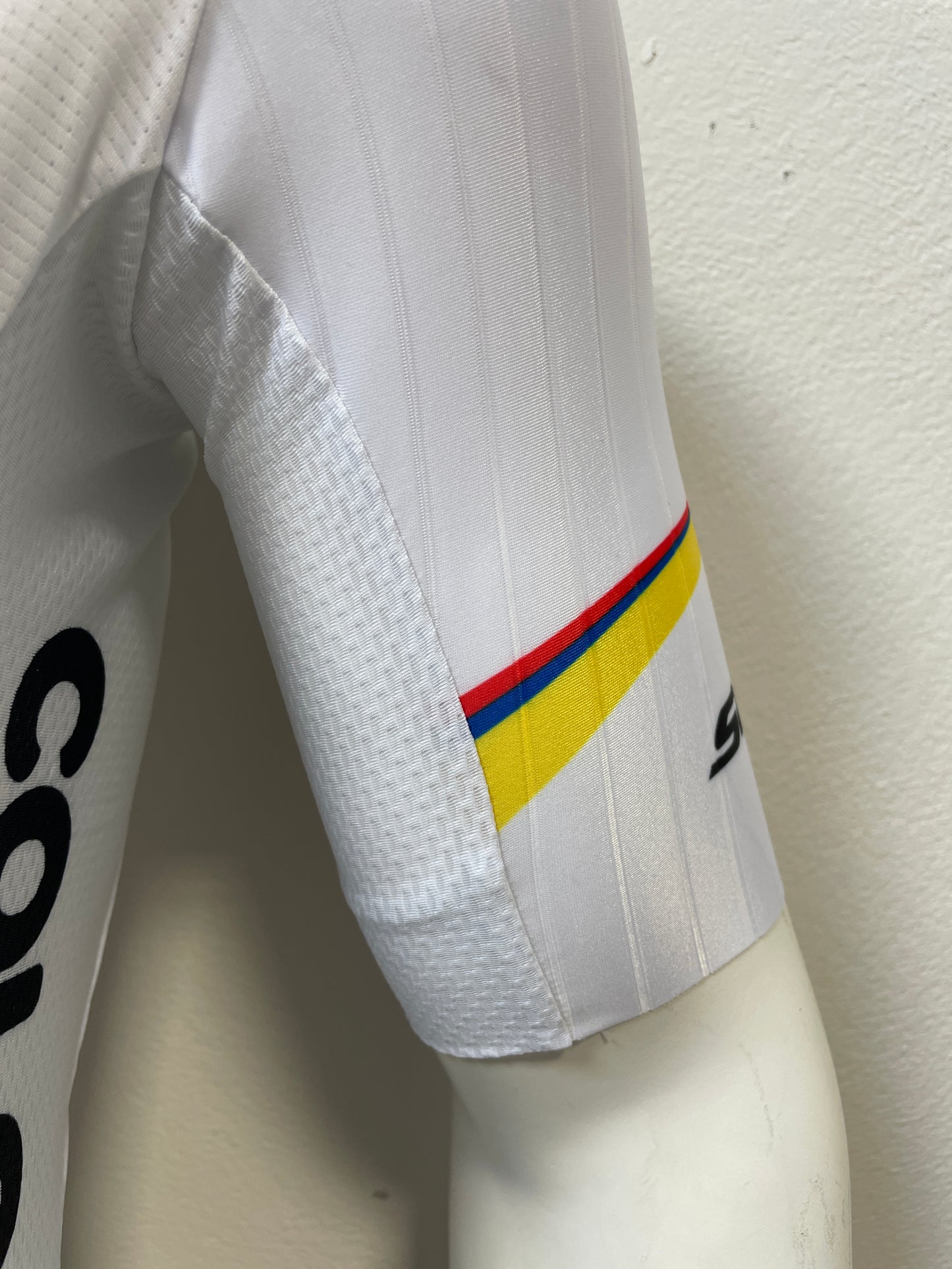 2015 Colombian Federation Cycling Jersey in White- Made in Colombia | Cento Cycling