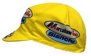 Mercatone Uno Bianchi Vintage Team Cycling Cap