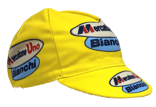 Mercatone Uno Bianchi Vintage Team Cycling Cap
