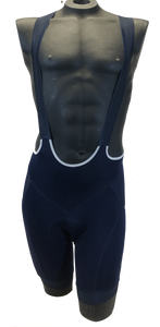 Professional 'POWER' Cycling Bib Shorts in Navy Blue