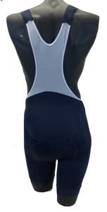 Professional 'POWER' Cycling Bib Shorts in Navy Blue