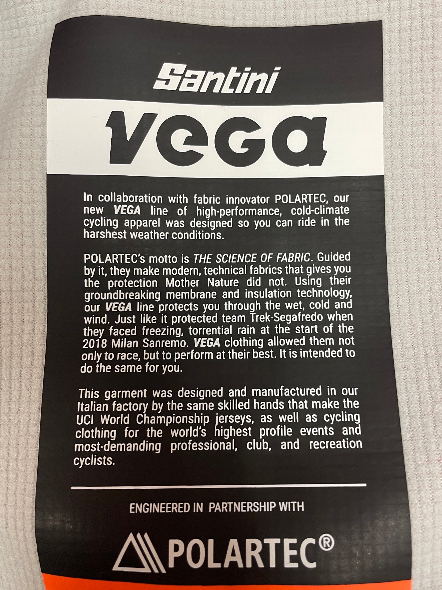 Vega Xtreme Winter Cycling Jacket in Flouro Orange 2022 | Cento Cycling