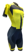 Men's Champion Road Cycling Skinsuit in Blue & Yellow by GSG | Cento Cycling